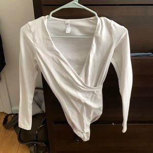 American Apparel Wrap Bodysuit